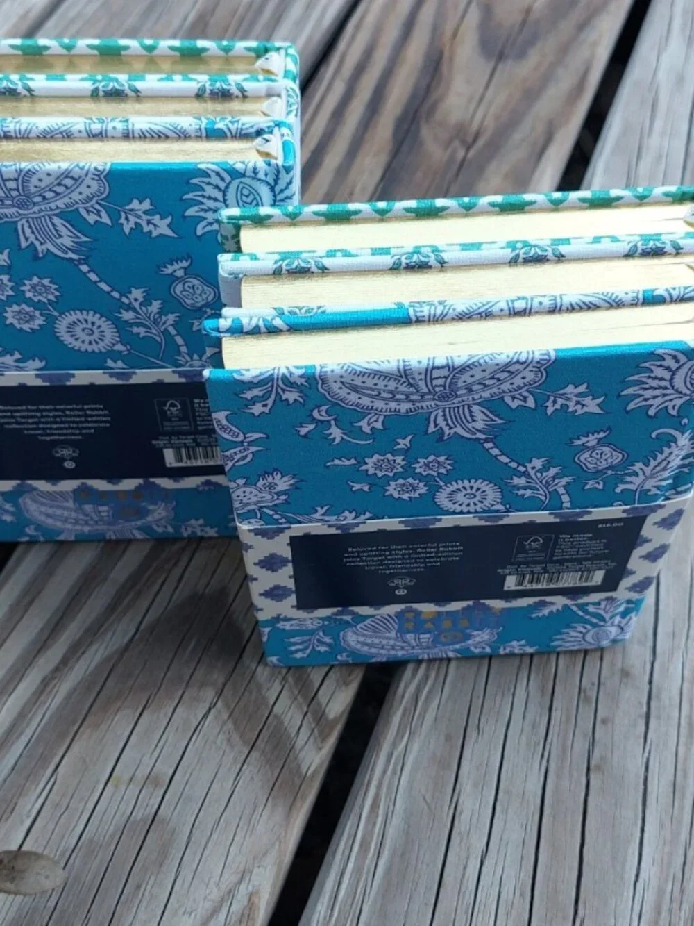 NWT RARE Roller Rabbit X Target Floral Paisley Hardcover Notebook Journal 3 Set